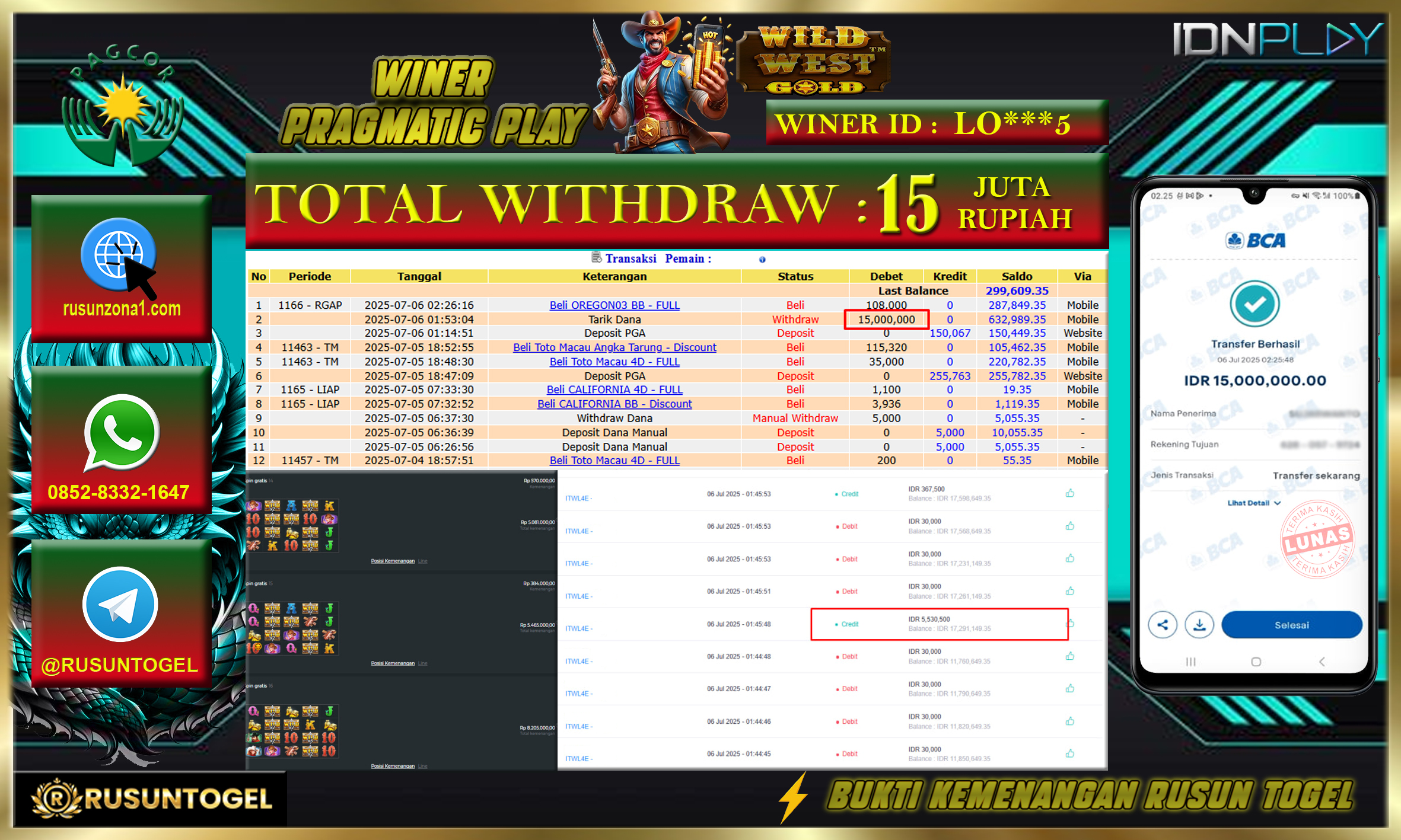 PREDIKSI RUSUNTOGEL